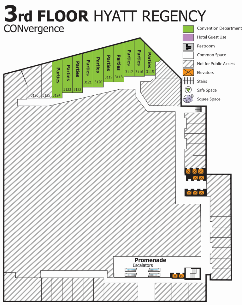 Thrid Floor map