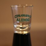 alumni shot glass