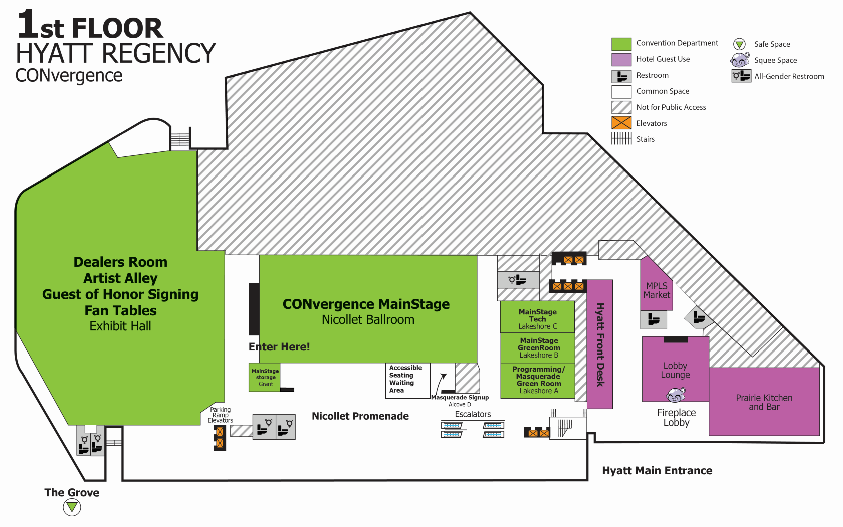 CONvergence Convention Maps