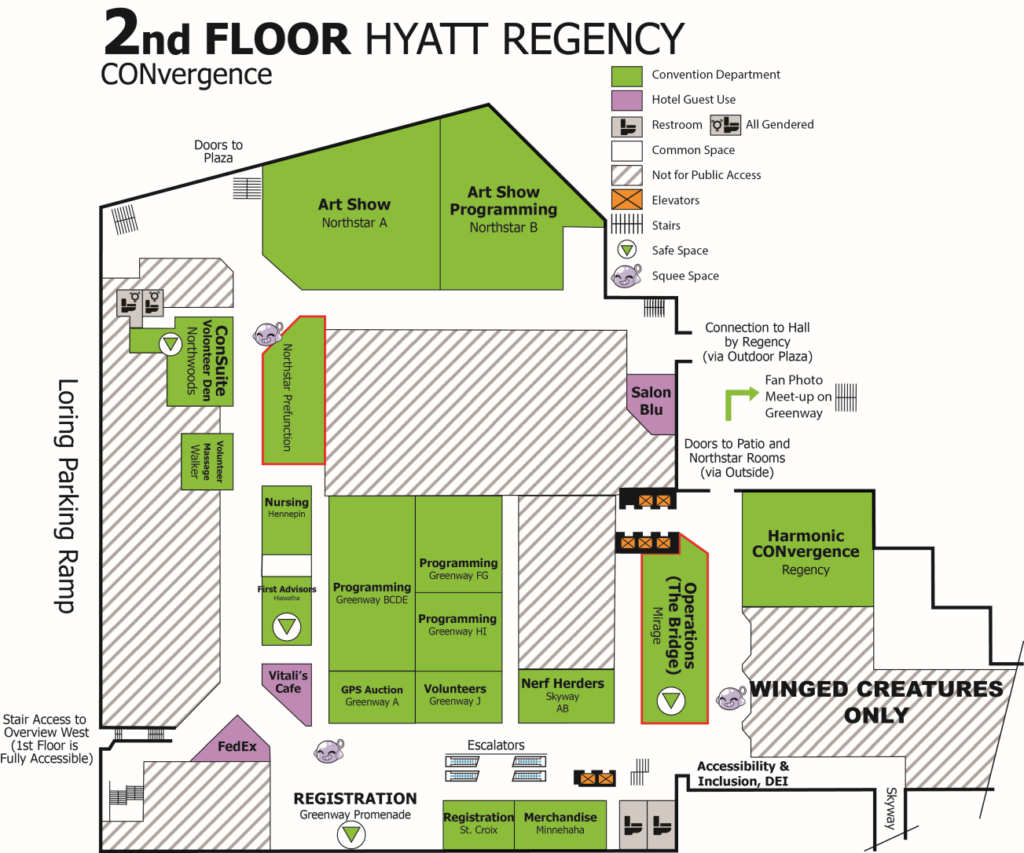 Second Floor map